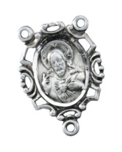 Rosary Center Only Sterling Silver  25.50X19.00 Mm