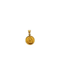 18kt Yellow 13mm Face of Jesus (Ecce Homo) Medal