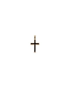 Cross with Black Epoxy