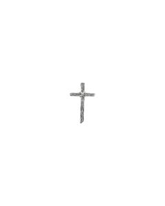 Woodgrain Cross Pendant