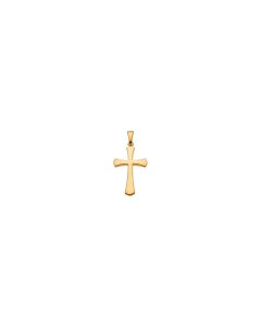 14kt Yellow 28.5x19mm Cross Pendant