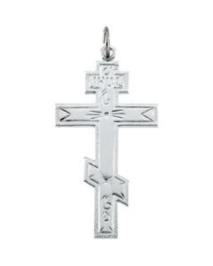 St. Andrews Cross Sterling Silver  30.25 X 21.25 Mm
