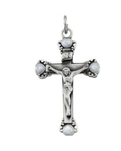 Pendant Crucifix Sterling Silver  29.00 X 17.50 Mm