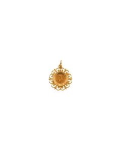 14kt Yellow 18.5mm St. Peregrine Medal