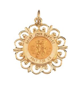 Rd Stjohn The Bptstwchld Pd Md 14K Yellow Gold 18.5