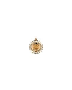 14kt Yellow 18.5mm St. Joseph Medal