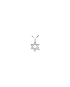 Sterling Silver  20x18mm Star of David 18