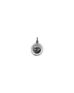 Sterling Silver 11.75mm Baptismal Medal