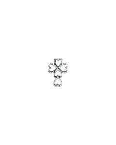 Heart Design Cross Pendant