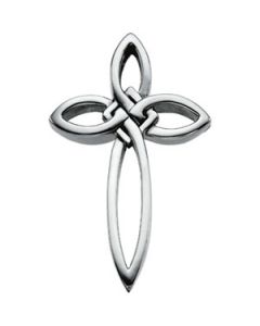 Cross Pendant 14K White Gold 