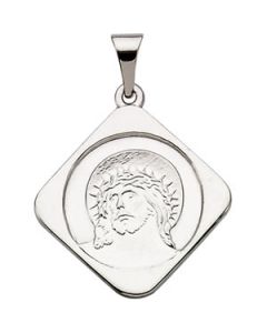 Ecce Homo Medal 14K White Gold 18.80 X 18.80 Mm Ecce Homo Medal