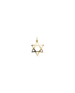 Domed Star of David Pendant