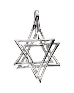 Star Of David 14K Yellow Gold 30.25X20.00 Mm;P;Star Of David