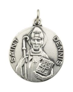 St. Dennis Medal 14K Yellow Gold 