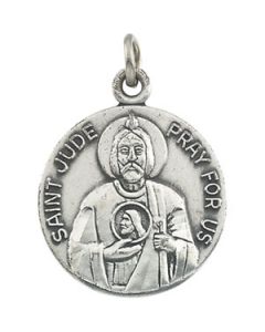 St. Jude Medal 14K Yellow Gold 18.00 Mm;P;St. Jude Medal