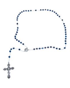 Soldalite Rosary With Pope John Paul Ii Medal Sterling Silver  