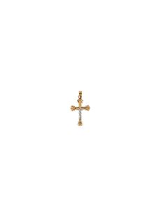 Two tone Crucifix Pendant