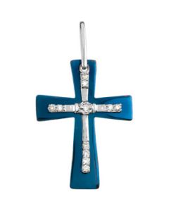 Diamond Cross Ster_Ti N\A 22.71X16.94 Mm Diamond Cross