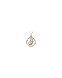 18kt & 14kt Plated Embraced by the Heart &trade; (Family) Embraced Circle Necklace