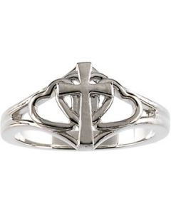 Covenant Hearts Ring Sterling Silver  Cross Ring
