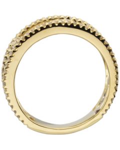 Three-Fold Marriage Ladies Ring 14K White/Yellow Gold 10.25 Mm Three-Fold Marriage Ladies Ring