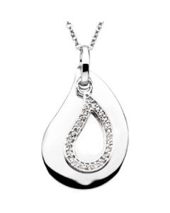 A Tear To Treasure Pendant Sterling Silver  
