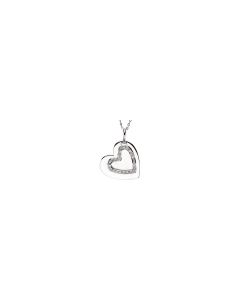 Mother and Son Heart  Pendant & Chain