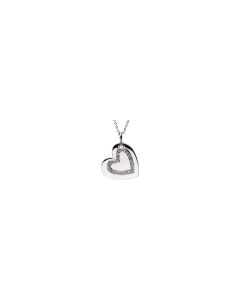 Mother and Daughter Heart  Pendant & Chain