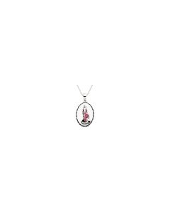 Breast Cancer Awareness Pendant and Chain