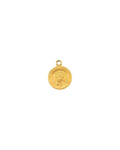 18kt Yellow 21.75mm St. Christopher Medal