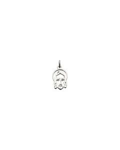 Silhouetted Face of Jesus Pendant