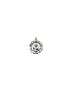 Sterling Silver 18.5mm Sacred Heart of Jesus 18