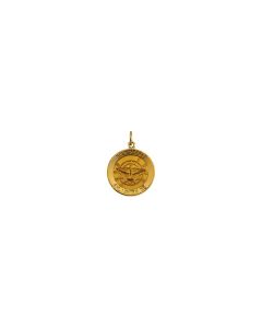 14kt Yellow 18mm Holy Spirit Medal