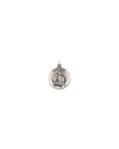 Sterling Silver 14.5mm St. Anne Medal