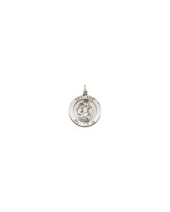 14kt White 18.25mm St. Anne Medal