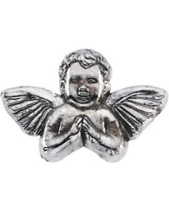 Praying Angel Lapel Pin 14K Yellow Gold 11.00X16.00 Mm