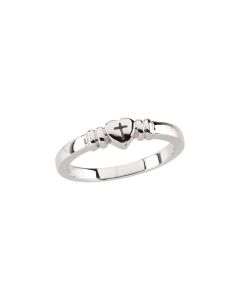 Heart with Cross Chastity Ring