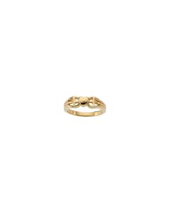Heart & Cross Ring