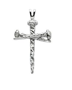 Cross 43 Mm 14K White Gold Cross 43Mm