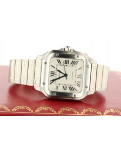 Stainless Steel Cartier Santos 35mm Watch