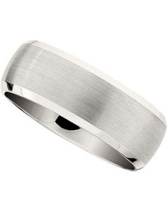 DOMED BEVELED BAND N\A  SIZE 11.00 ONE PIECE
