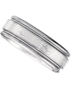 MOKUME GANE RIDGED BAND N\A  9.5 ONE PIECE