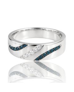 10K White Gold Diamond Ring – 0.36 CTW | 4.5g | 23.70mm Wide